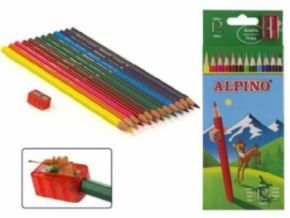Caja 12 lpices de colores ALPINO